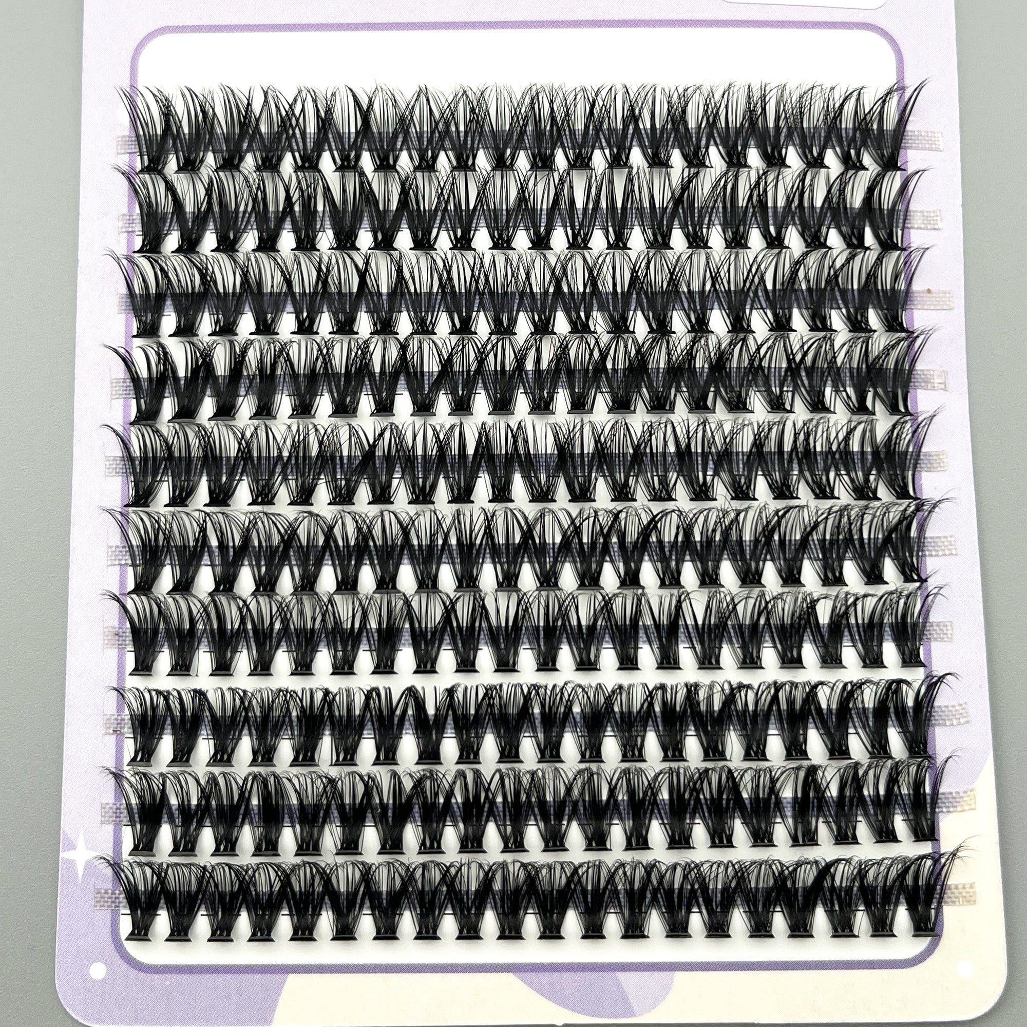 200pcs Mikiwi 40D D Curl Cluster Lashes Soft & Natural False Eyelashes