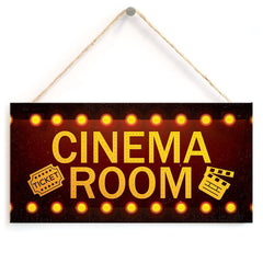 Home Theatre Wall Plaque - A Perfect Movie Gift