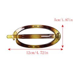 Vintage Hair Clip Hollow Acrylic Hair Accessories