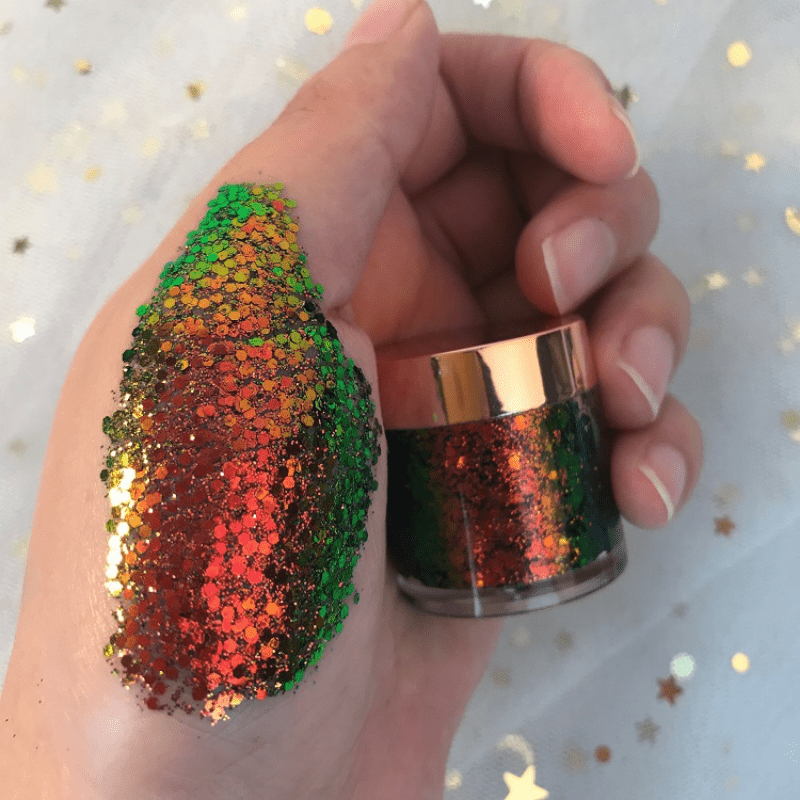 Glitter Diamond Chameleon Eyeshadow Powder for Magical Eye Makeup