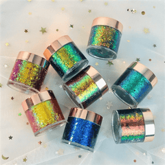 Glitter Diamond Chameleon Eyeshadow Powder for Magical Eye Makeup