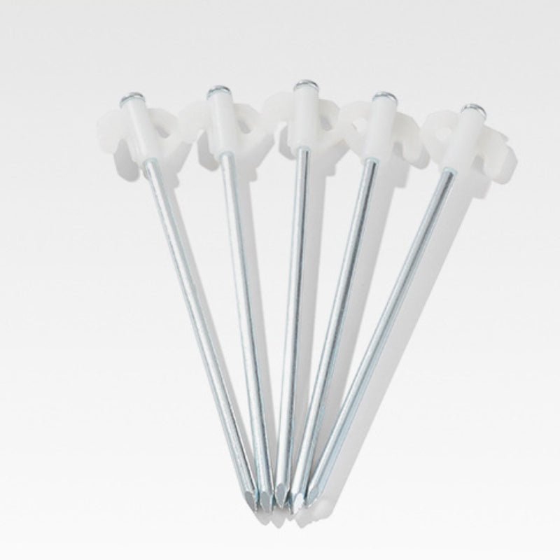 5pcs Luminous Steel Stakes Windproof Ground Nails for Camping