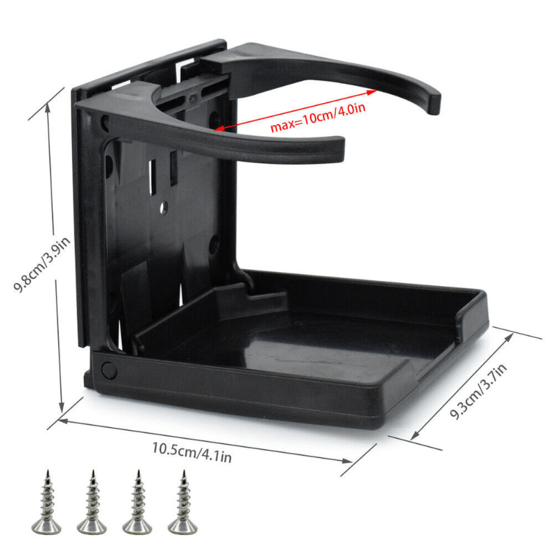 2pcs Adjustable Car Van Folding Cup Holder Drink Holders
