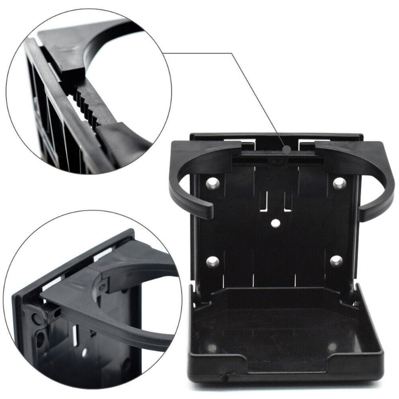 2pcs Adjustable Car Van Folding Cup Holder Drink Holders