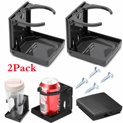 2pcs Adjustable Car Van Folding Cup Holder Drink Holders