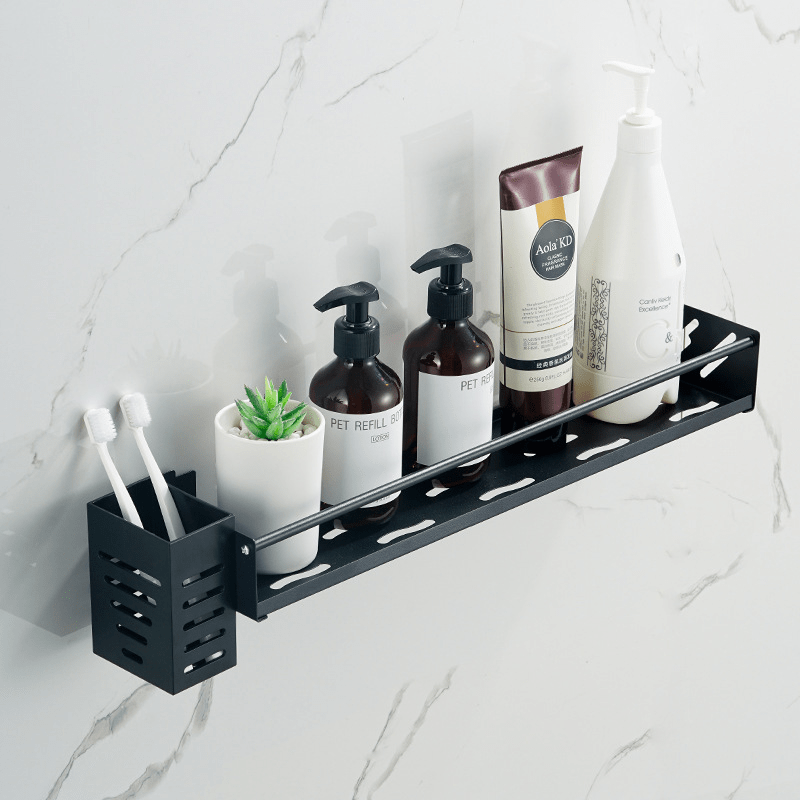 1pc Punch Kitchen Storage Rack Tableware Storage Rack