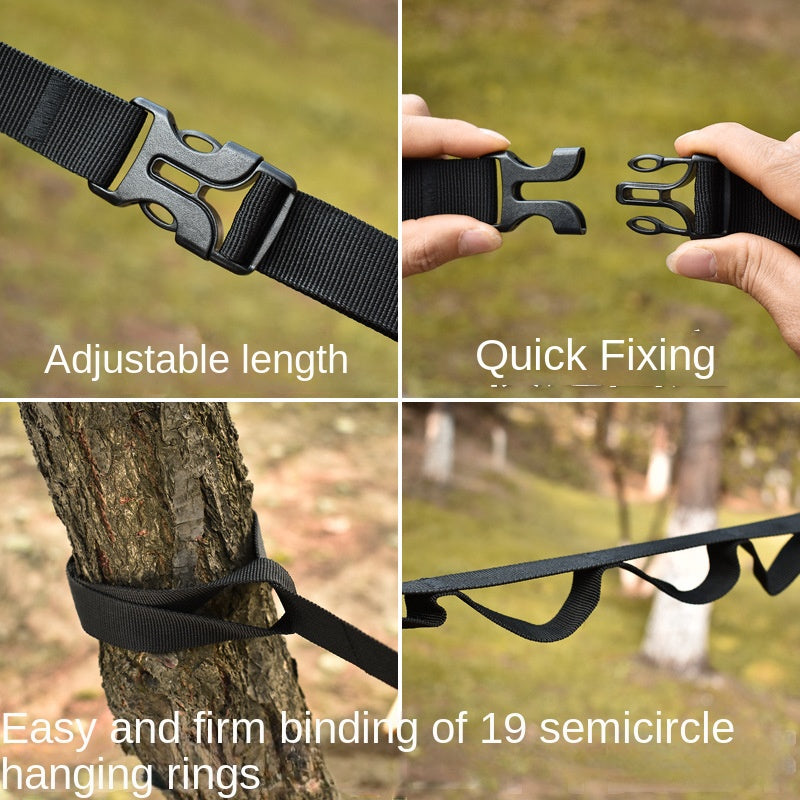 Versatile Outdoor Tent Storage Clothesline 19 Loop Camping Hanging Rope