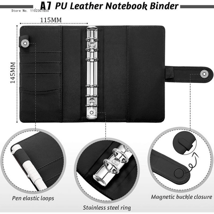 Antner Budget Binder with Zipper Envelopes Cash Envelopes Planner