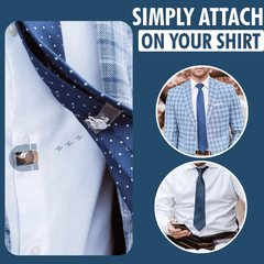 3pcs Invisible Magnetic Tie Clips Set Casual Multifunctional Durable