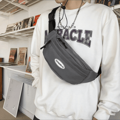 Men's Lightweight Casual Chest Bag Shoulder Sports Waist Mobile Phone Bag