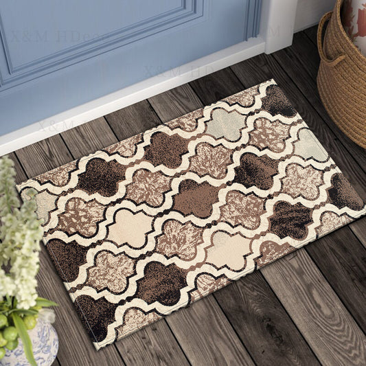 Moroccan Welcome Door Mat Non Slip Front Door Mat