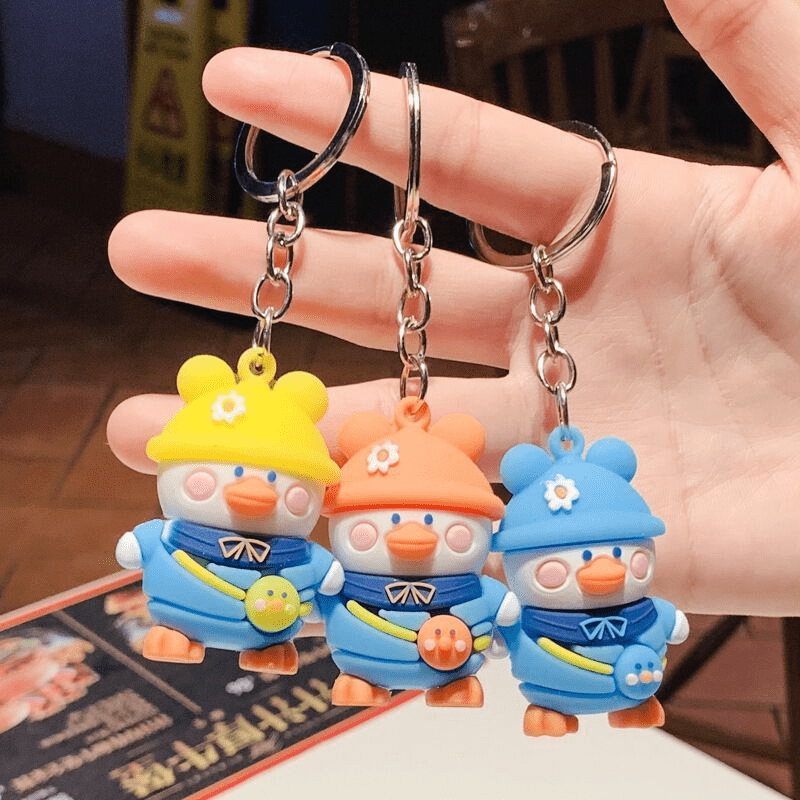 Cute Cartoon Plush Keychain for Bags Backpacks