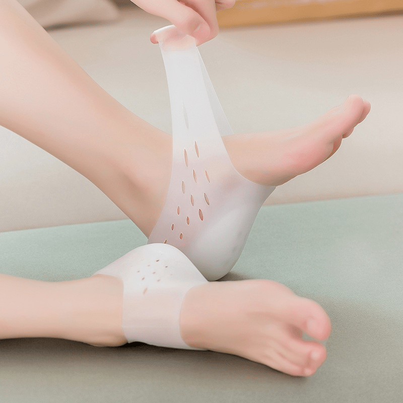 Heightening Silicone Socks Gel Heel Pad Orthopedic Foot Massage Insole
