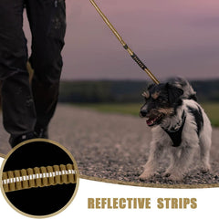 Tactical Dog Leash w/ Quick Release & Reflective Shock Absorber