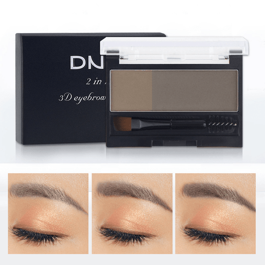 Waterproof Eyebrow Powder with Stamp and Brush