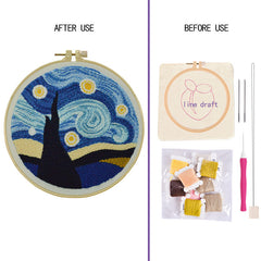 Countryside Punch Needle Starter Kit - DIY Embroidery Kit
