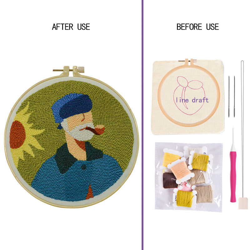 Countryside Punch Needle Starter Kit - DIY Embroidery Kit