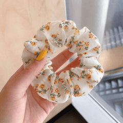 Sweet Scrunchies Hair Tie Plaid Floral Elastic Ponytail Holder