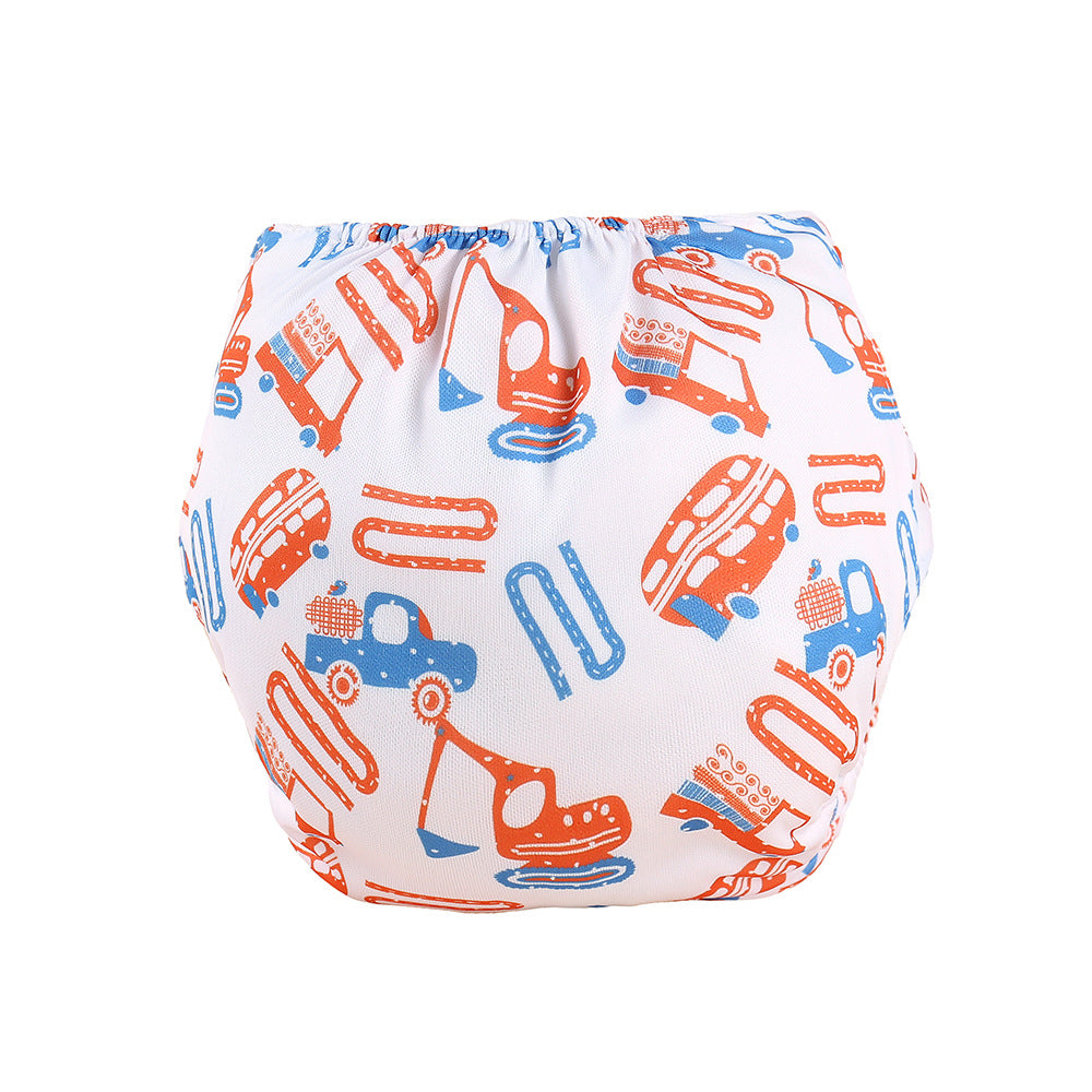 Printed Snap Cloth Diapers for Newborns 0-5 Years