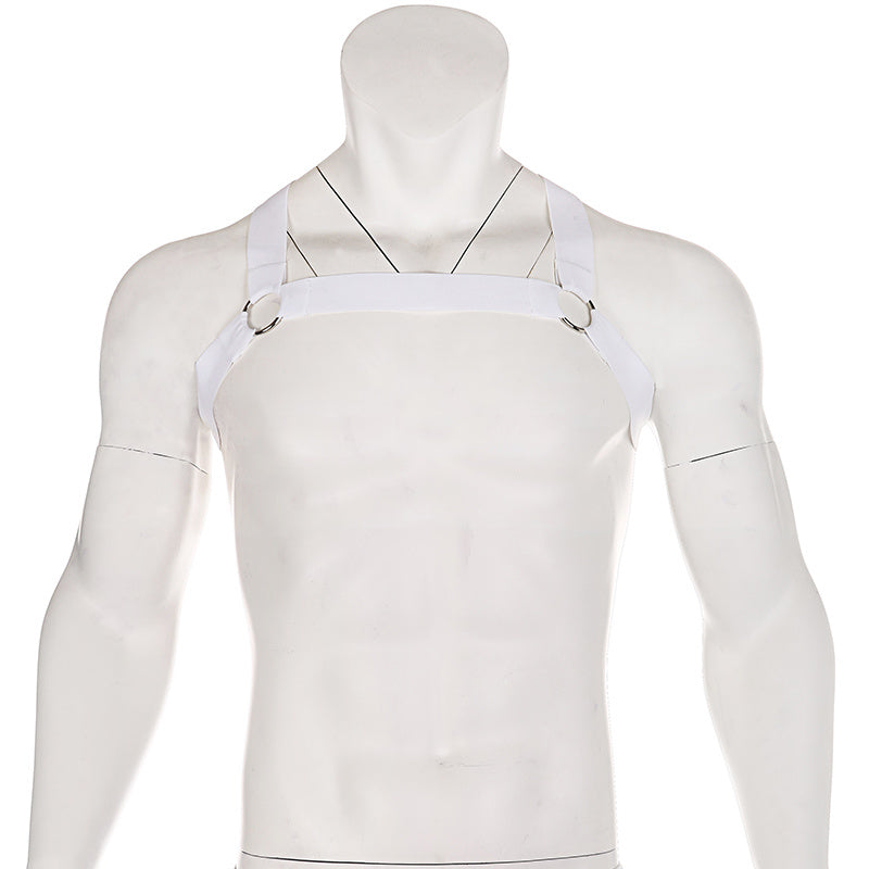 Men's Chest Harness Strap Elastic Nylon Belt for Cosplay Party Costume