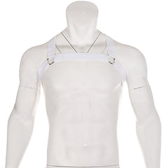 Men's Chest Harness Strap Elastic Nylon Belt for Cosplay Party Costume