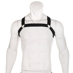 Men's Chest Harness Strap Elastic Nylon Belt for Cosplay Party Costume