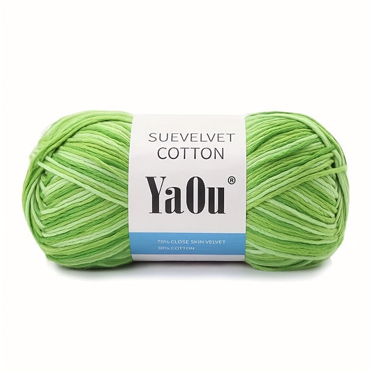 2pcs Gradient Cotton Yarn 8 ply 200m for DIY Knitting Crocheting