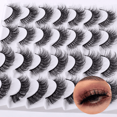 3D Fluffy Faux Mink Lashes for Makeup Starter Party Wedding Graduation