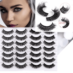 3D Fluffy Faux Mink Lashes for Makeup Starter Party Wedding Graduation