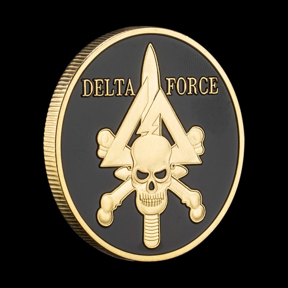 Plated Navy Challenge Coins - Military Memorabilia Collection