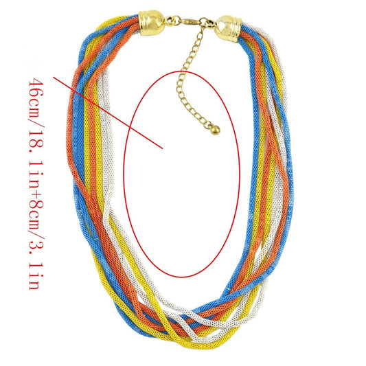 Bohemian Twist Chain Necklace for Women