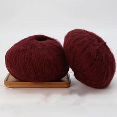 Soft Mohair Wool Yarn for Knitting 25g