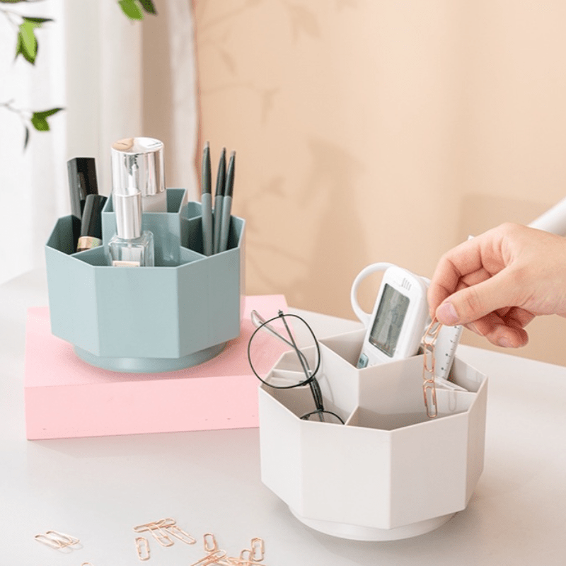 Rotary Pen Holder Desktop Stationery Storage Box Student Storage Box
