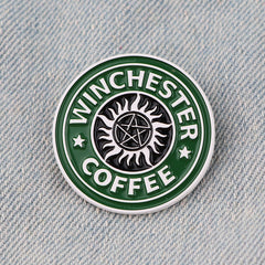 Coffee Enamel Badges Brooches For Men Lapel Pins Backpacks Jewelry