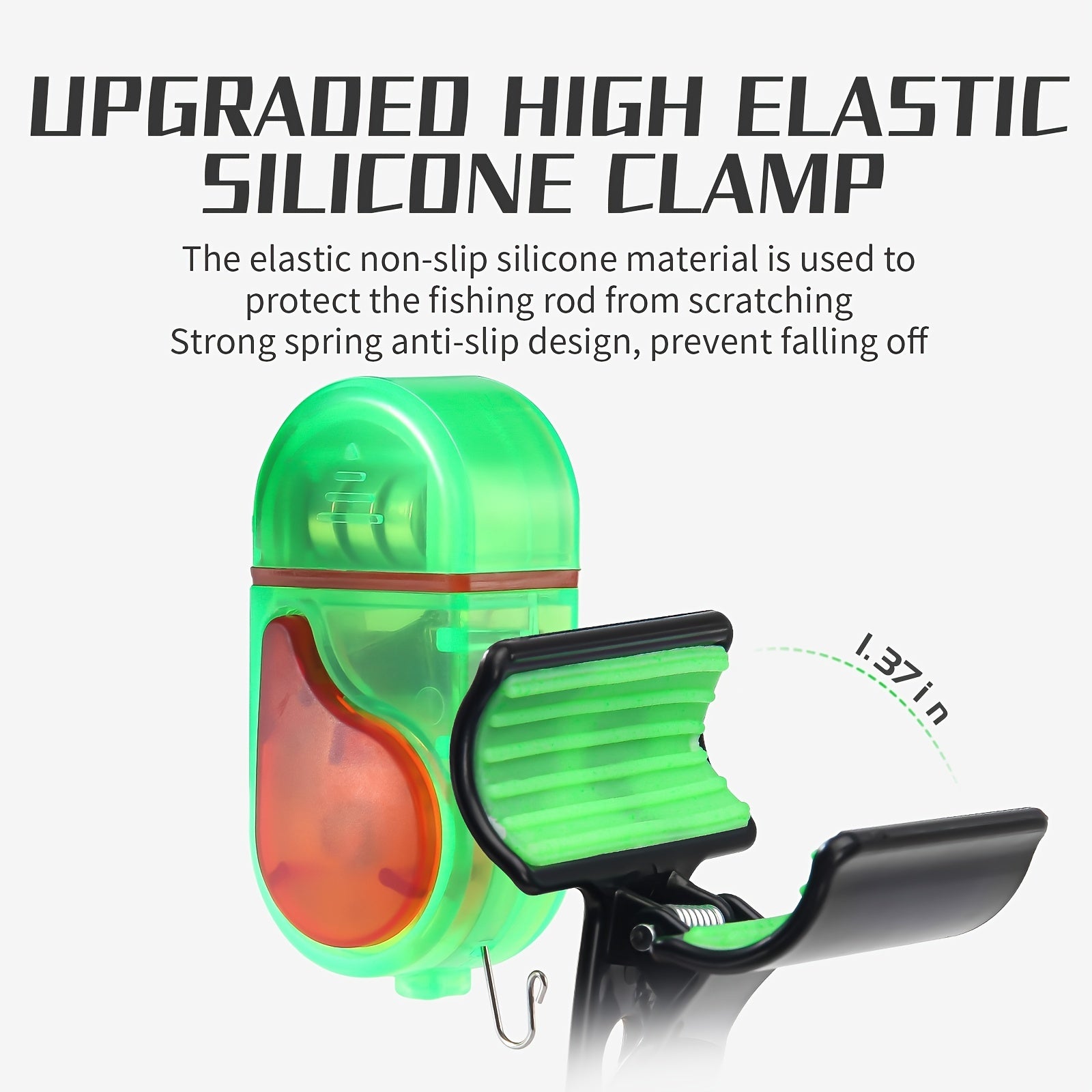 Electronic Fishing Alarm with LED Lights for Night Fishing