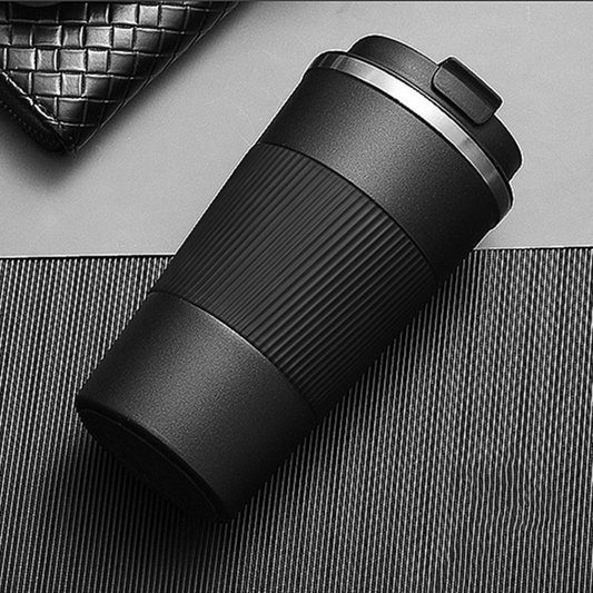 380ml 510ml Double Stainless Steel Thermal Mug Non-slip Car Vacuum Flask