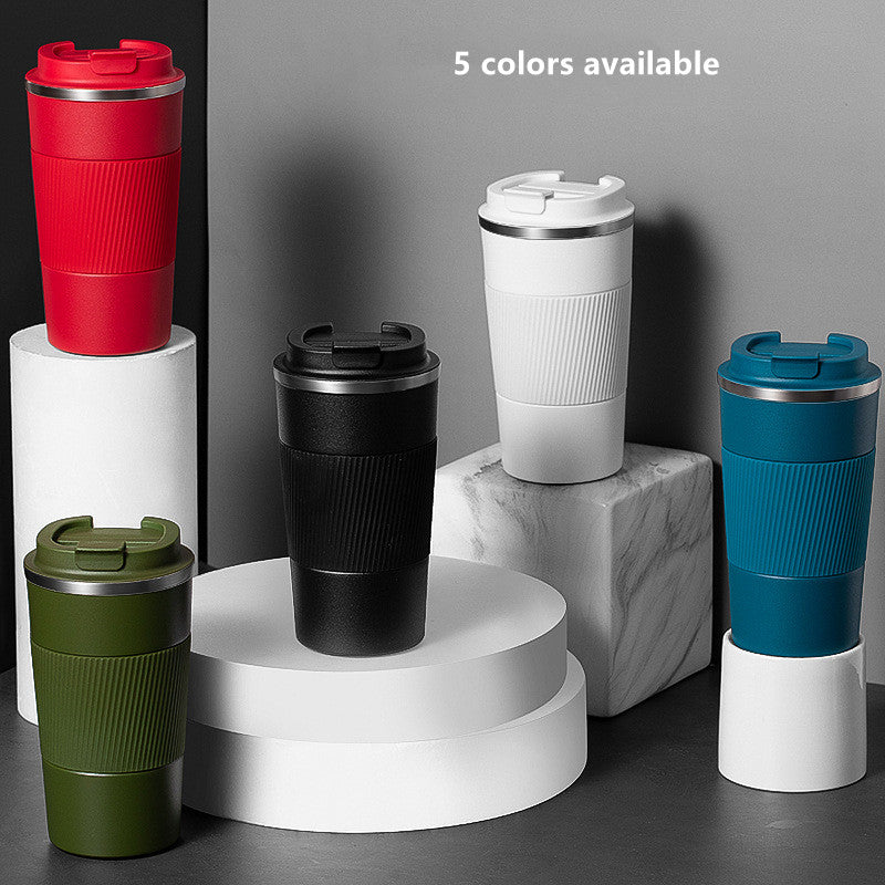 380ml 510ml Double Stainless Steel Thermal Mug Non-slip Car Vacuum Flask