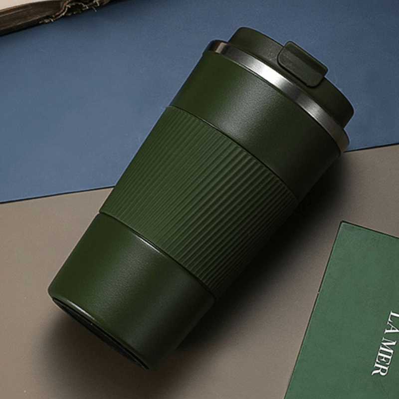 380ml 510ml Double Stainless Steel Thermal Mug Non-slip Car Vacuum Flask