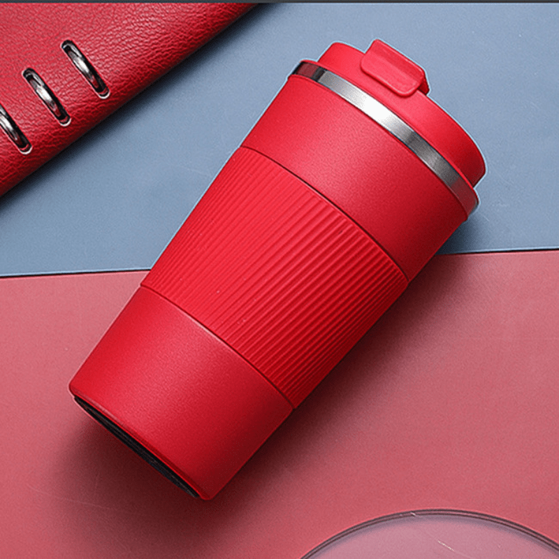 380ml 510ml Double Stainless Steel Thermal Mug Non-slip Car Vacuum Flask