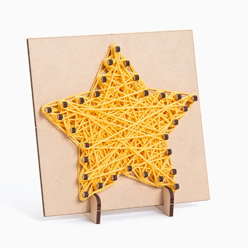 DIY Wooden Woven Toy Gift Creative Painting Material Package