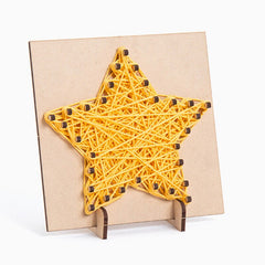DIY Wooden Woven Toy Gift Creative Painting Material Package