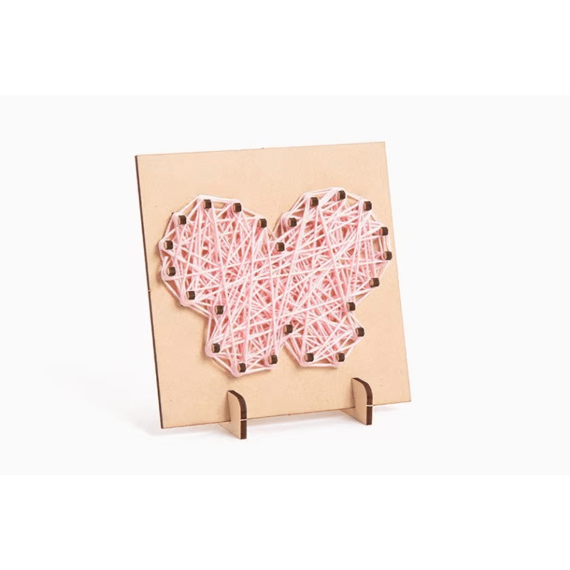 DIY Wooden Woven Toy Gift Creative Painting Material Package