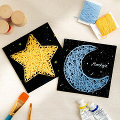 DIY Wooden Woven Toy Gift Creative Painting Material Package