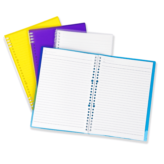 B5 Ring Binder Notebook PP Stationery Sturdy and Durable