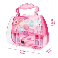 Children's Pink Barbie Handbag Cosmetic Toy Set