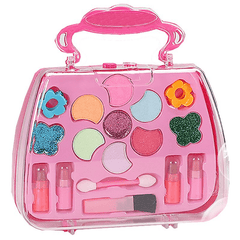 Children's Pink Barbie Handbag Cosmetic Toy Set