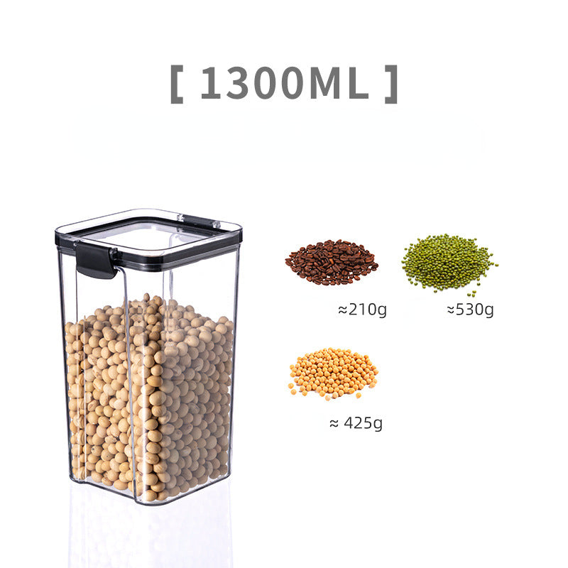 Airtight Food Storage Containers Clear Jars for Cereal Pasta Rice