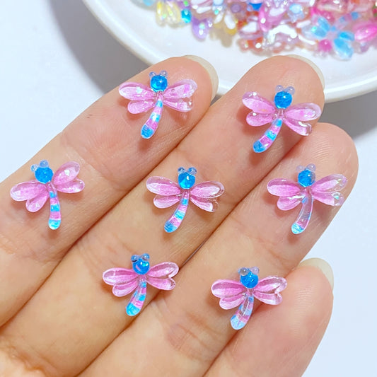 Dragonfly Resin Cabochons Scrapbooking Jewelry Craft 10pcs