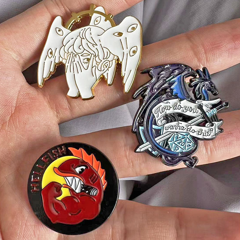Creative Funny Enamel Pin for Men - Creative Pins for Men
