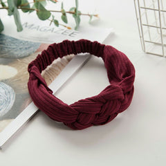 Wide Knot Headband for Women Cross Knot Hairband Hair Accessories